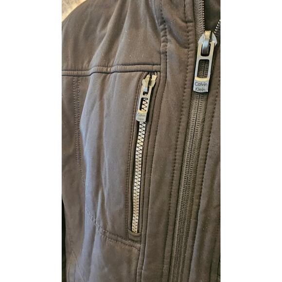 Calvin klein element wind water resistant stretch performance jacket black S men - Picture 3 of 8